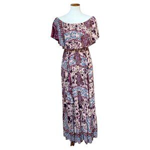 Jaase Off The Shoulder Maxi Dress Size Small